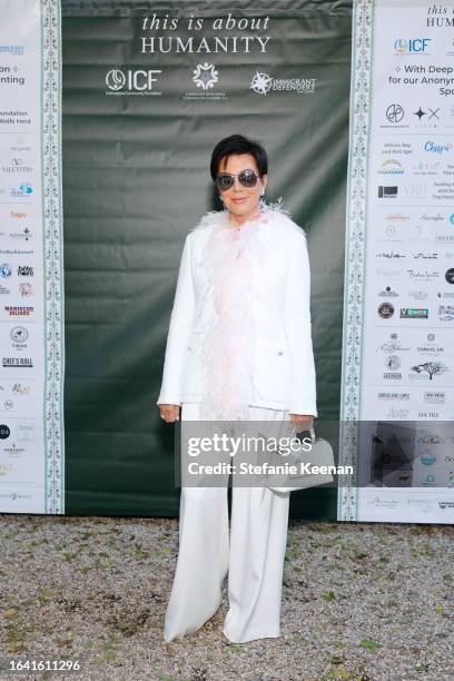 Kris Jenner attends the TIAH 5th Anniversary Soiree at Private Residence on August 26, 2023 in Los Angeles, California.