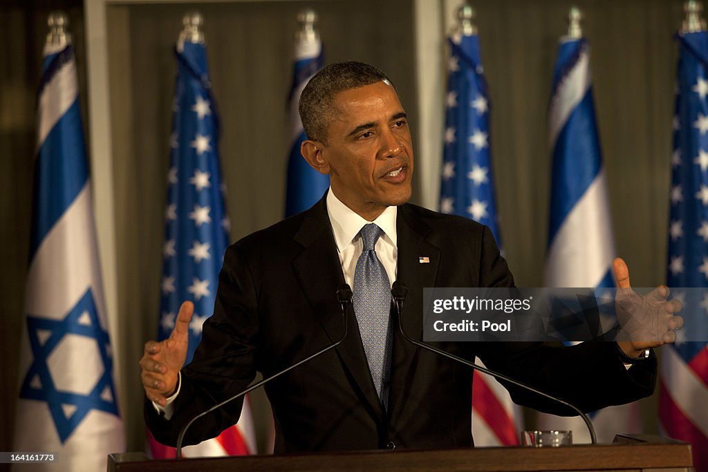 President Obama's Official Visit To Israel And The West Bank - Day One