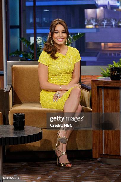 Episode 4428 -- Pictured: Actress Vanessa Hudgens during an interview on March 20, 2013 --
