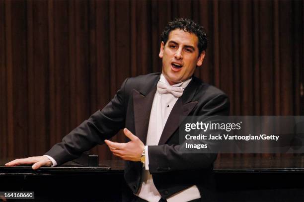 Peruvian tenor Juan Diego Florez makes his New York recital debut as part of the Lincoln Center Great Performers 'Art of the Song' series at Alice...