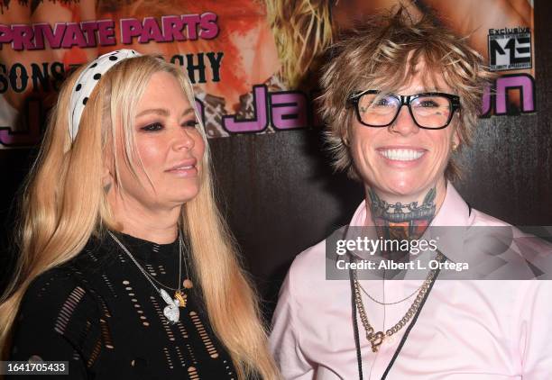Jenna Jameson and wife Jessi Lawless attend the Days Of The Dead Los Angeles held at the Los Angeles Airport Hilton Hotel on August 26, 2023 in Los...