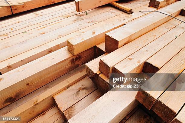 wood beams - wood structure stock pictures, royalty-free photos & images