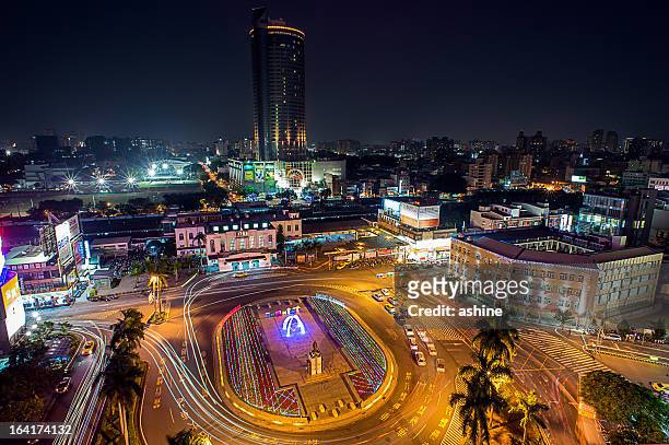 night tainan - tainan stock pictures, royalty-free photos & images