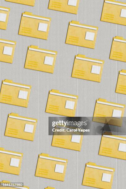 file folder seamless pattern - computer folder stock pictures, royalty-free photos & images