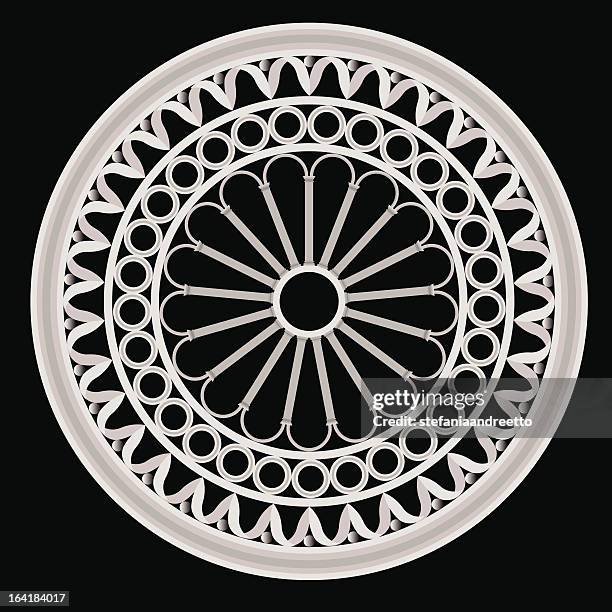 69 Rose Window Illustrations - Getty Images