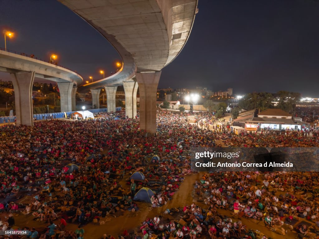 Image of moments with young people to World Youth Day 2023 (WYD) in Lisbon, Portugal