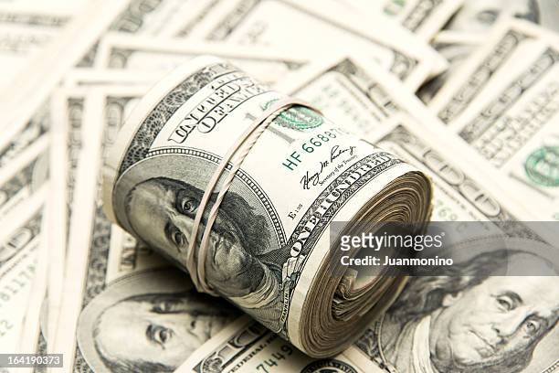 money - us currency stockfoto's en -beelden