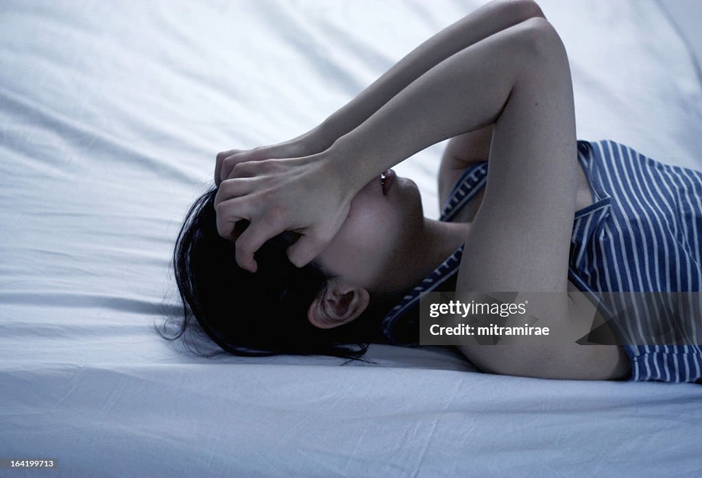Girl on Bed