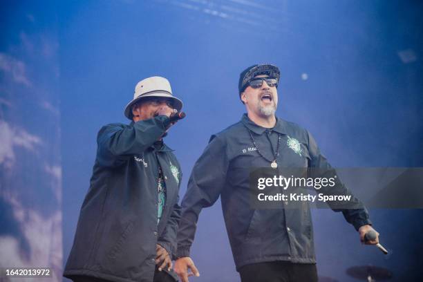 Cypress Hill performs during the Rock en Seine Festival on August 26, 2023 in Saint-Cloud, France.