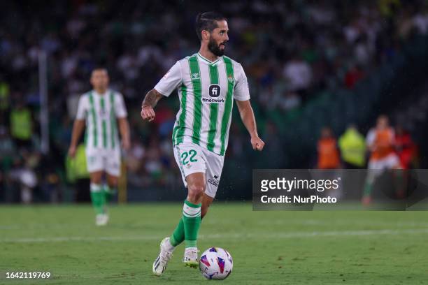 Francisco Roman Alarcon Suarez ''Isco'' of Real Betis in action to the LaLiga EA Sports match between Real Betis and Rayo Vallecano at Benito...