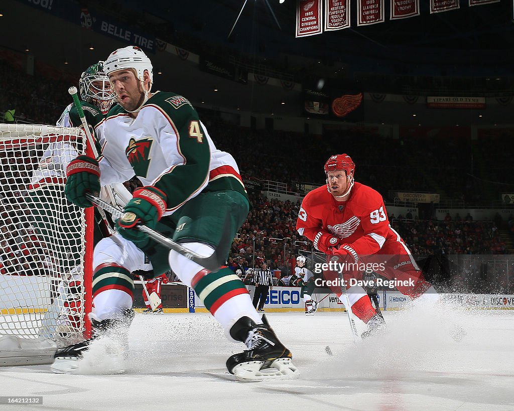 Minnesota Wild v Detroit Red Wings