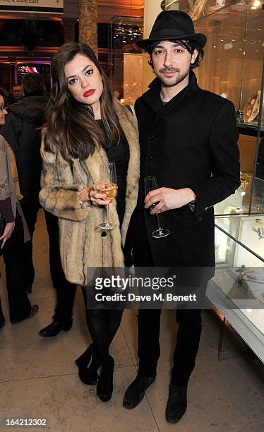 Alex Zane attends the private view for the 'David Bowie Is' exhibition in partnership with Gucci and Sennheiser at the Victoria and Albert Museum on...