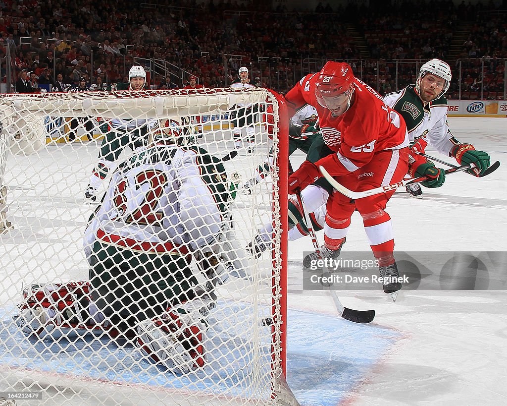 Minnesota Wild v Detroit Red Wings