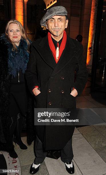 Kevin Rowland attends the private view for the 'David Bowie Is' exhibition in partnership with Gucci and Sennheiser at the Victoria and Albert Museum...