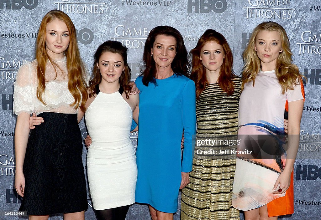 HBO's "Game Of Thrones" Season 3 San Francisco Premiere - Red Carpet