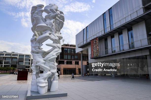 View of Istanbul Museum of Modern Art, Turkiye's first museum of modern and contemporary art and designed by Renzo Piano Building Workshop as the new...