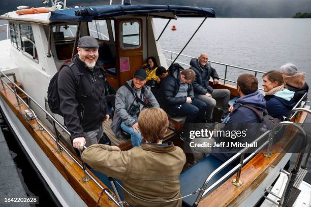 Organiser Alan McKenna, joins Nessie hunters on board a boat on Loch Ness for what is being described as the biggest search for the Loch Ness Monster...
