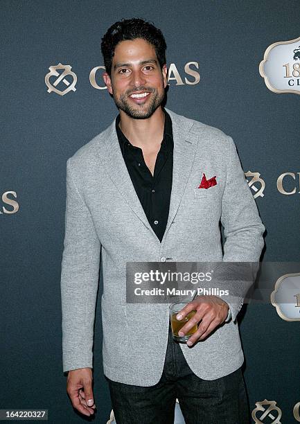 Adam Rodriguez attends LA's Chivas Regal 1801 Club LA launch party on March 20, 2013 in Los Angeles, California.