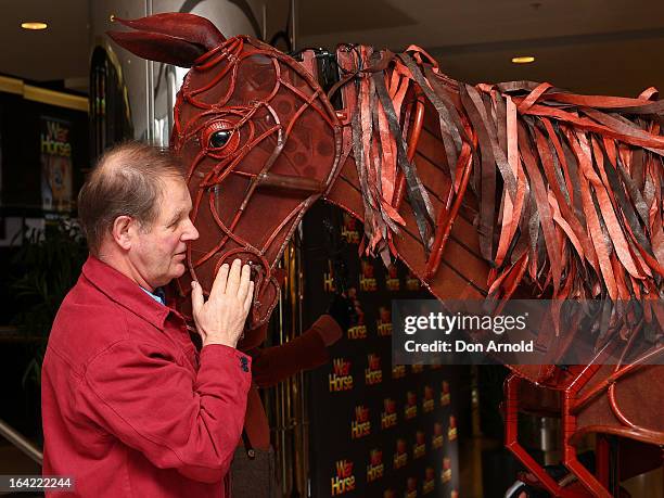 War Horse author Michael Morpurgo attends "War Horse" at the Lyric Theatre on March 21, 2013 in Sydney, Australia.