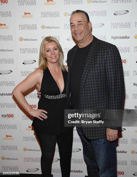 Nightclub & Bar Media Group President and host and Co-Executive Producer of the Spike television show "Bar Rescue" Jon Taffer and his wife Nicole...