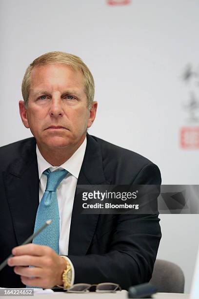 Bruce Rockowitz, chief executive officer of Li & Fung Ltd., attends a news conference in Hong Kong, China, on Thursday, March 21, 2013. Li & Fung...