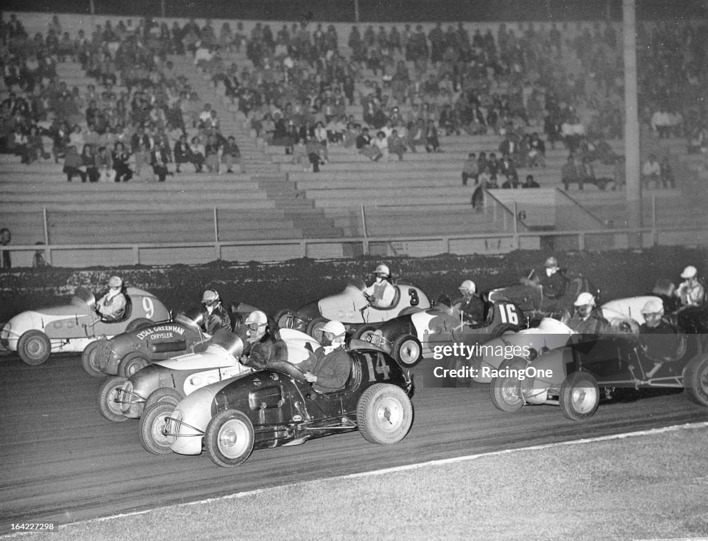 Gilmore Stadium Midget Race - Late-1940s