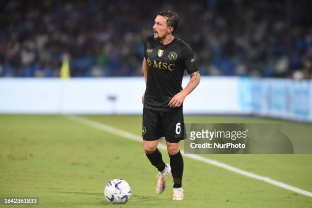 Mario Rui of SSC Napoli during the Serie A TIM match between SSC Napoli and SS Lazio at Stadio Diego Armando Maradona Naples Italy on 2 September...