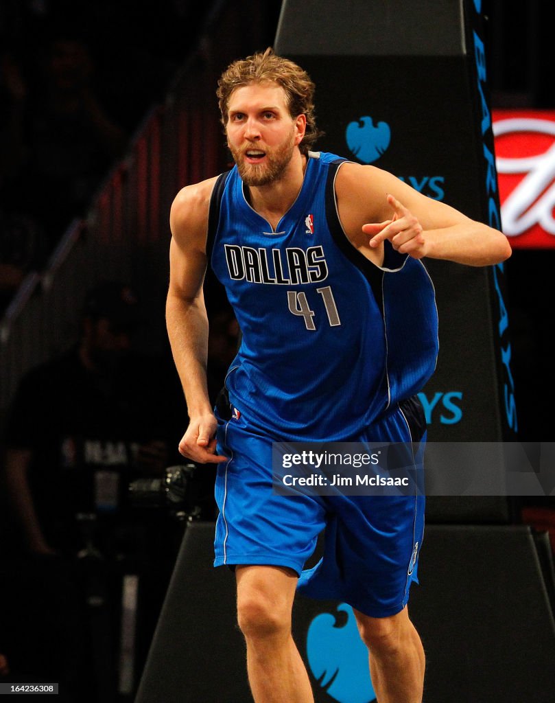 Dallas Mavericks v Brooklyn Nets