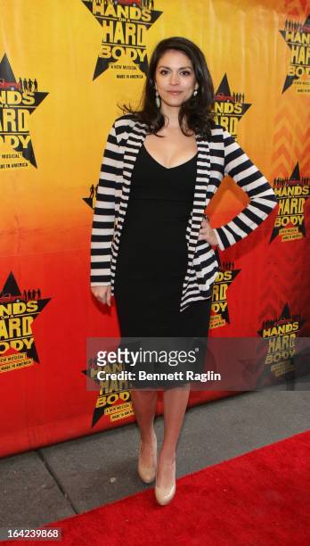 Comedian Cecily Strong attends "Hands On A Hard Body" Broadway Opening Night at The Brooks Atkinson Theatre on March 21, 2013 in New York City.