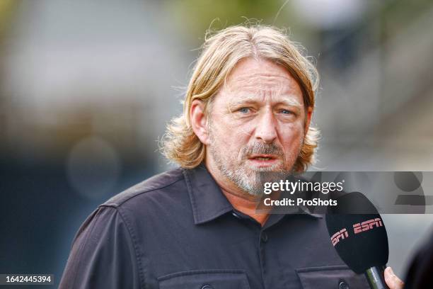 Fortuna Sittard Stadium, Dutch Eredivisie Football season 2023/2024. Game between Fortuna Sittard and Ajax. Sven Mislintat - Photo by Icon sport...