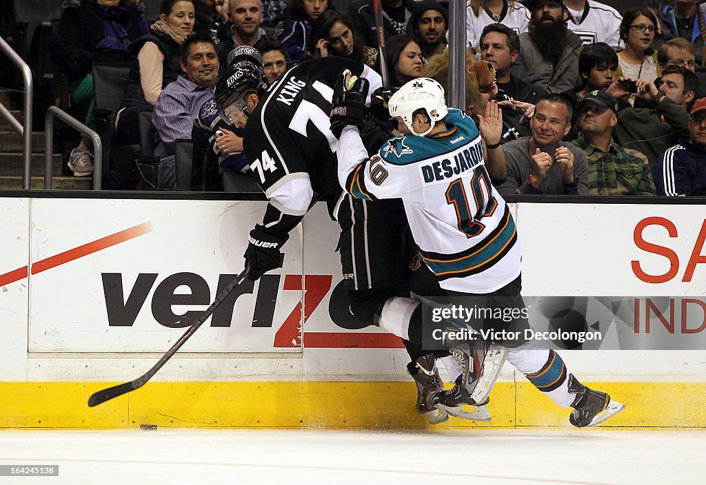 San Jose Sharks v Los Angeles Kings