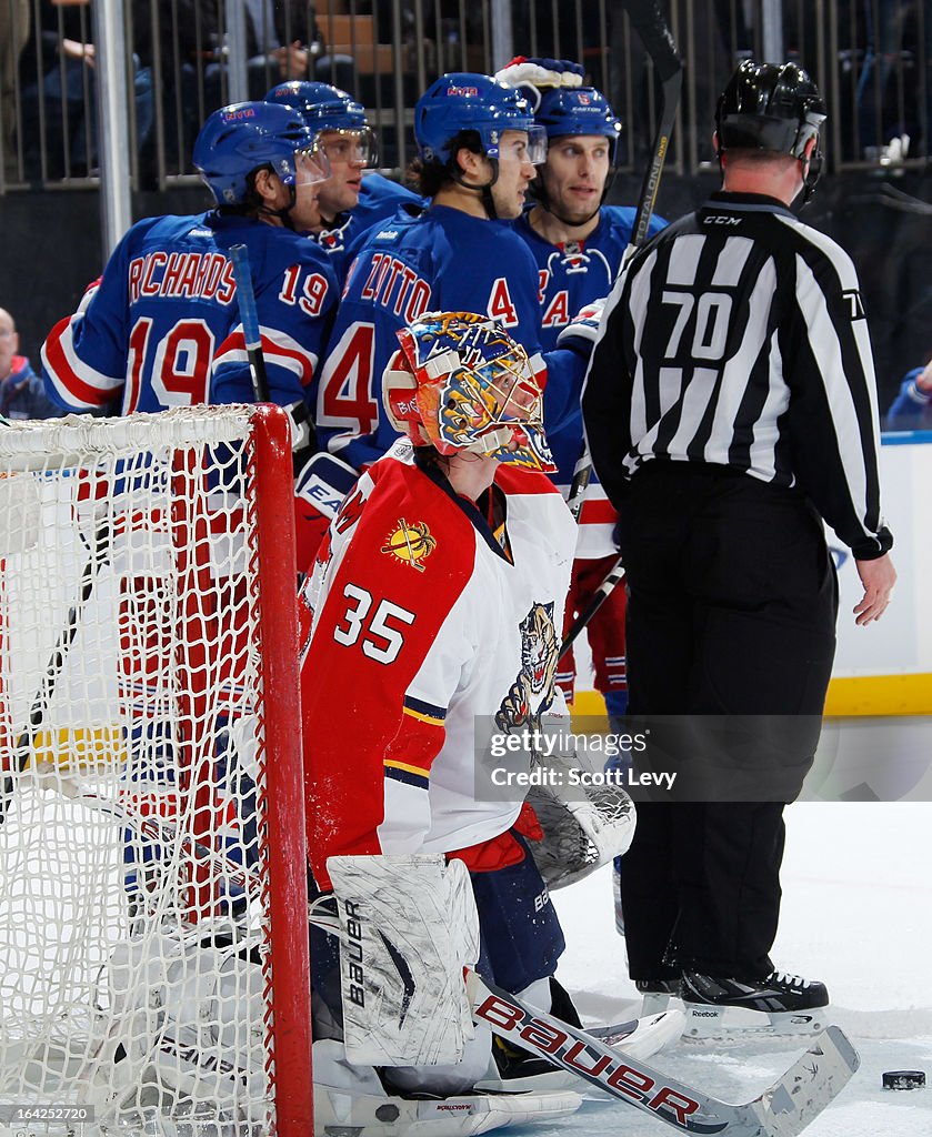 Florida Panthers v New York Rangers