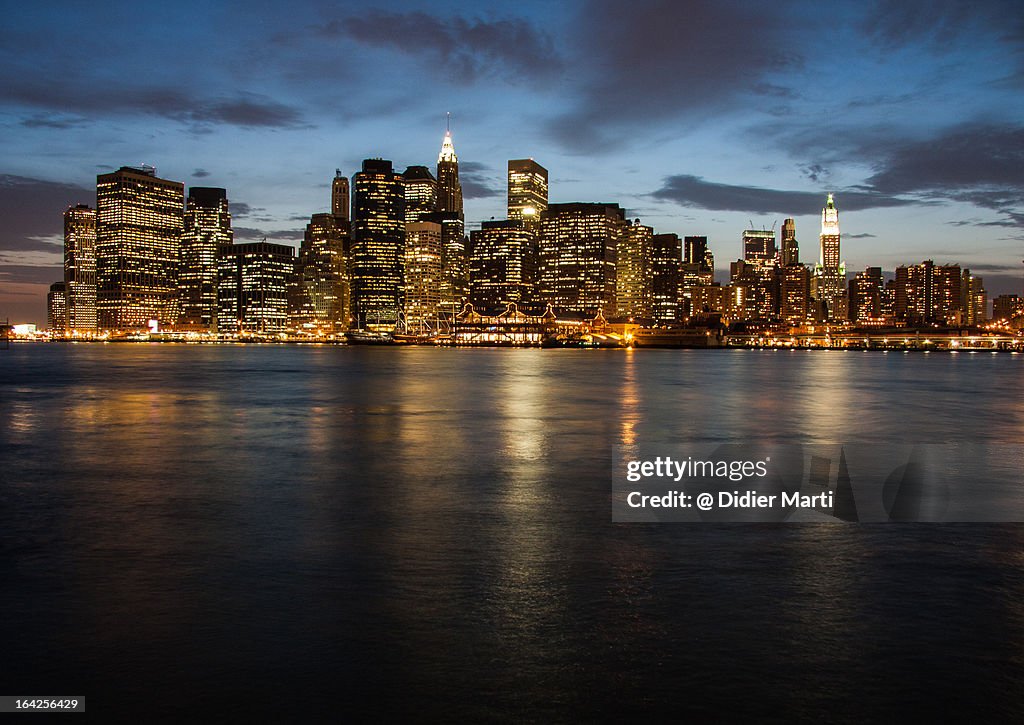 A famous view, New York cityscape - USA