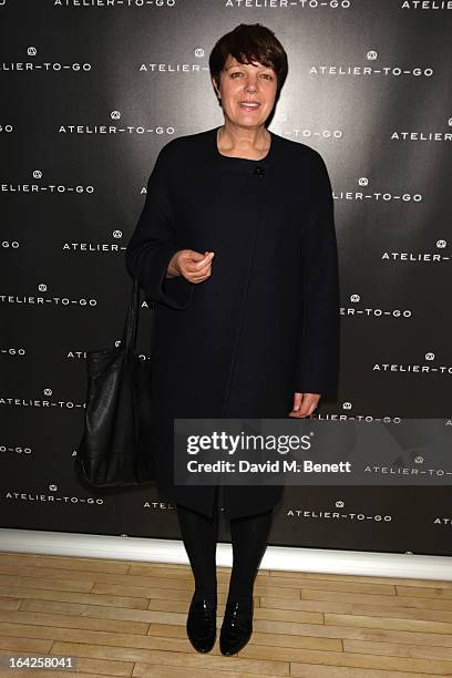 Judith Trolly attends the launch party for Atelier-To-Go at Agua Spa, The Sanderson Hotel on March 21, 2013 in London, England. Atelier-To-Go is a...