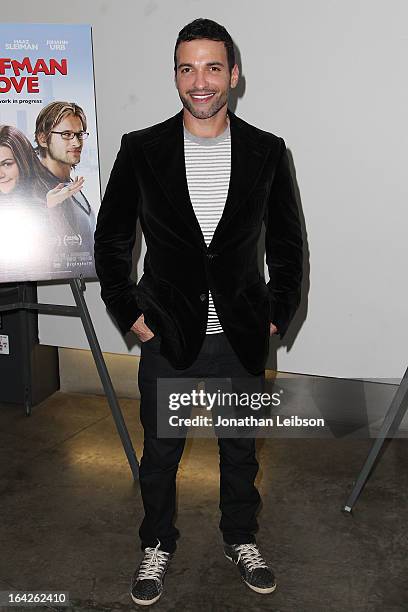 Haaz Sleiman attends the "Dorfman In Love" Los Angeles premiere at Downtown Independent Theatre on March 21, 2013 in Los Angeles, California.