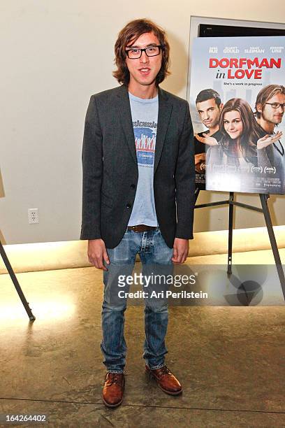 Director Brad Leong arrives at "Dorfman In Love Premiere" at Downtown Independent Theatre on March 21, 2013 in Los Angeles, California.