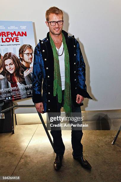 Actor Johann Urb arrives at "Dorfman In Love" Premiere at Downtown Independent Theatre on March 21, 2013 in Los Angeles, California.