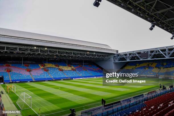 General view inside the stadium prior to the Dutch Eredivisie match between Vitesse and AZ Alkmaar at Gelredome on September 3, 2023 in Arnhem,...