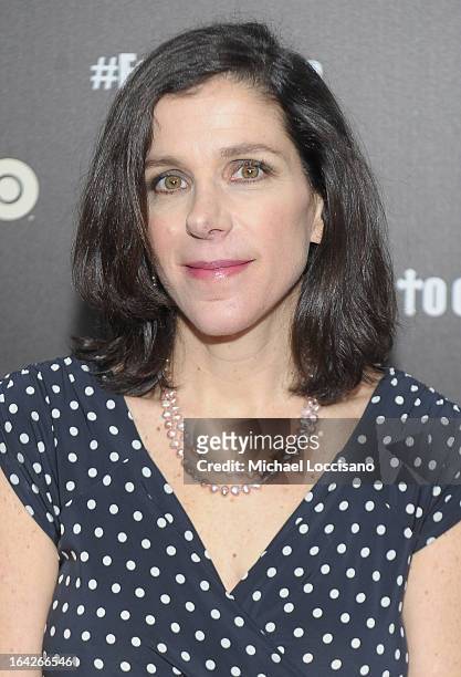 Alexandra Pelosi attends the New York premiere of the HBO documentary Fall to Grace at Time Warner Center Screening Room on March 21, 2013 in New...
