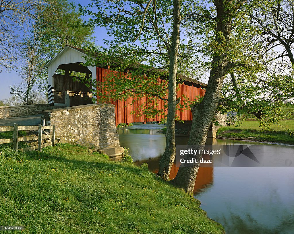 Erb's covered bridge in Lancaster County, Pennsylvania