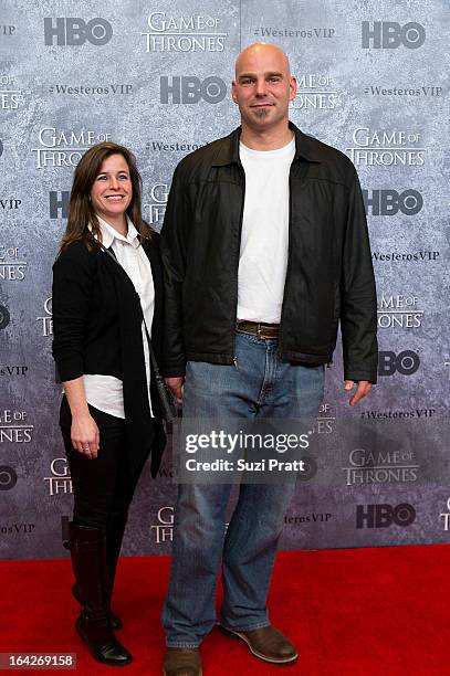 Seattle Sounders goalkeeper Marcus Hahnemann at the "Game of Thrones" season 3 premiere at Cinerama Theater on March 21, 2013 in Seattle, Washington.