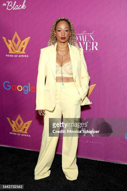 Monique Coleman attends the Heirs of Afrika 6th Annual International Women of Power Awards Luncheon presented by Koshie Mills and hosted by Loni Love...