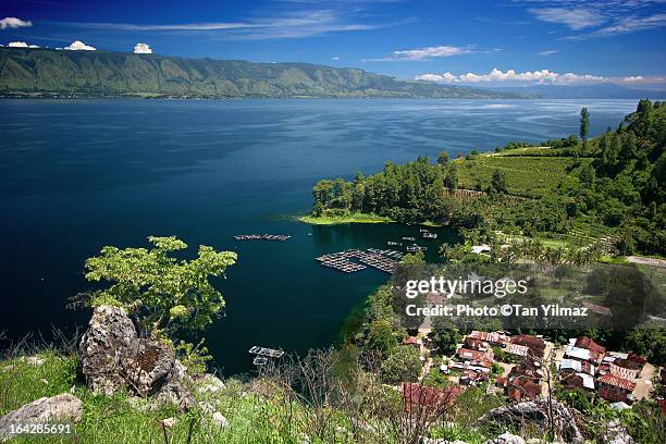 lake toba, sumatra - lake toba sumatra stock pictures, royalty-free photos & images