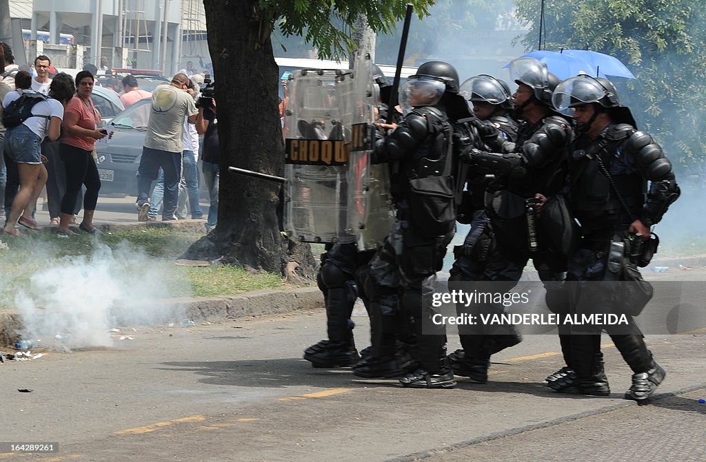 BRAZIL-RIO-NATIVES-MARACANA-RIOTS