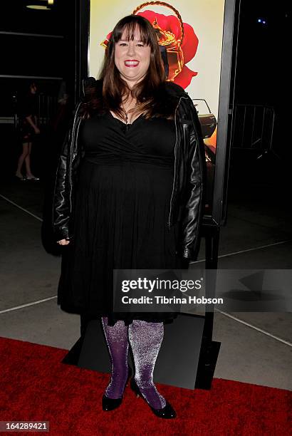 Tara Copeland attends 'The Brass Teapot' Los Angeles special screening at ArcLight Hollywood on March 21, 2013 in Hollywood, California.