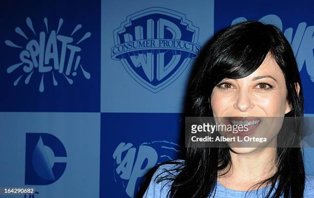 Actress Kate Kelton attends the Warner Bros. Consumer Products And Junk Food Celebrate The Launch Of The Batman Classic TV Series Licensing Program...