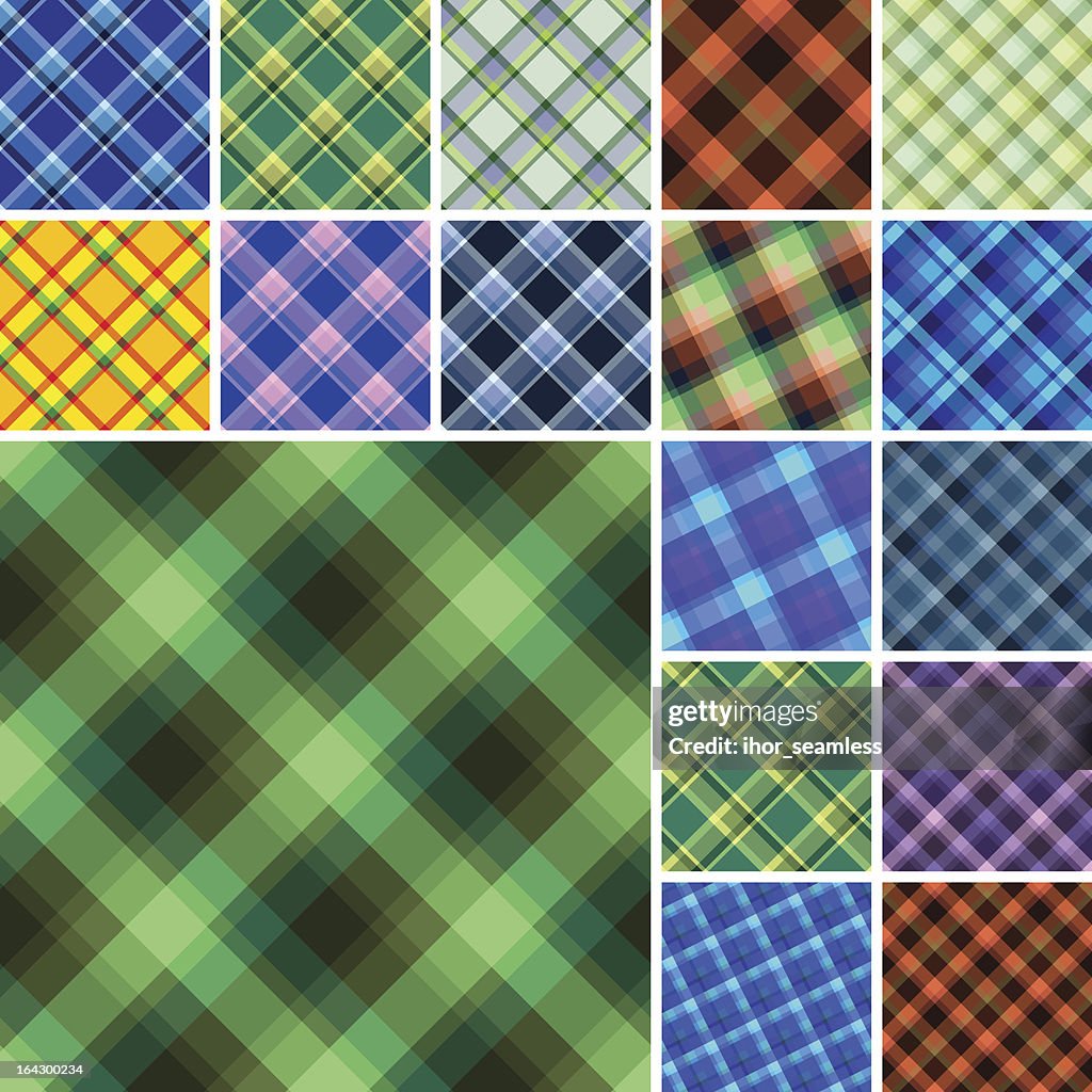 Plaide Pattern Plaid Patterns High-Res Vector Graphic - Getty Images