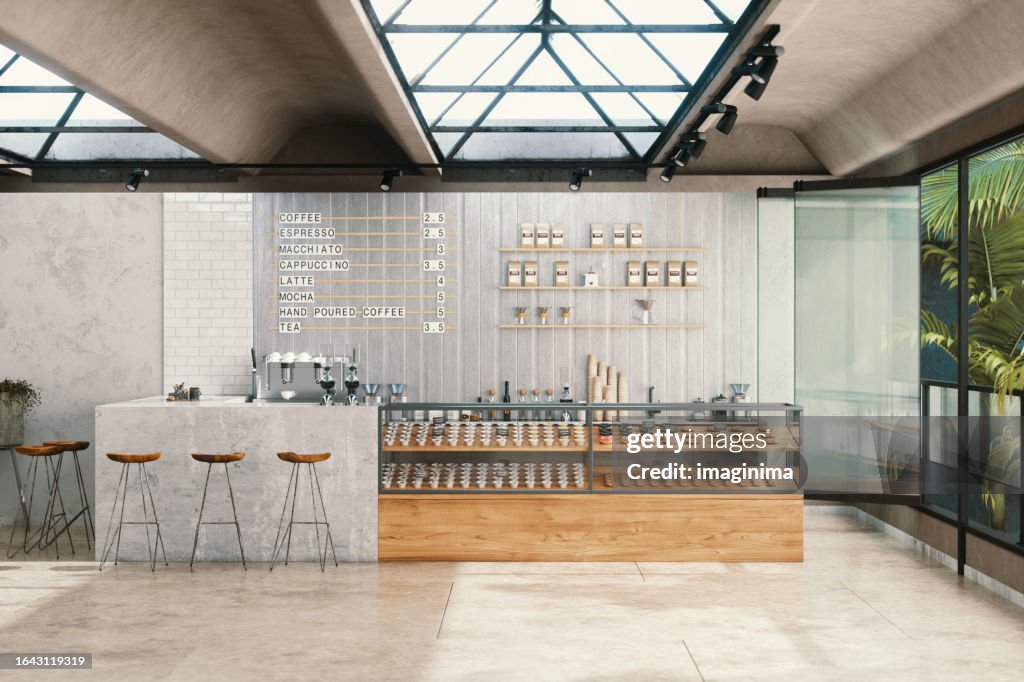 Third Wave Coffee Shop Interior