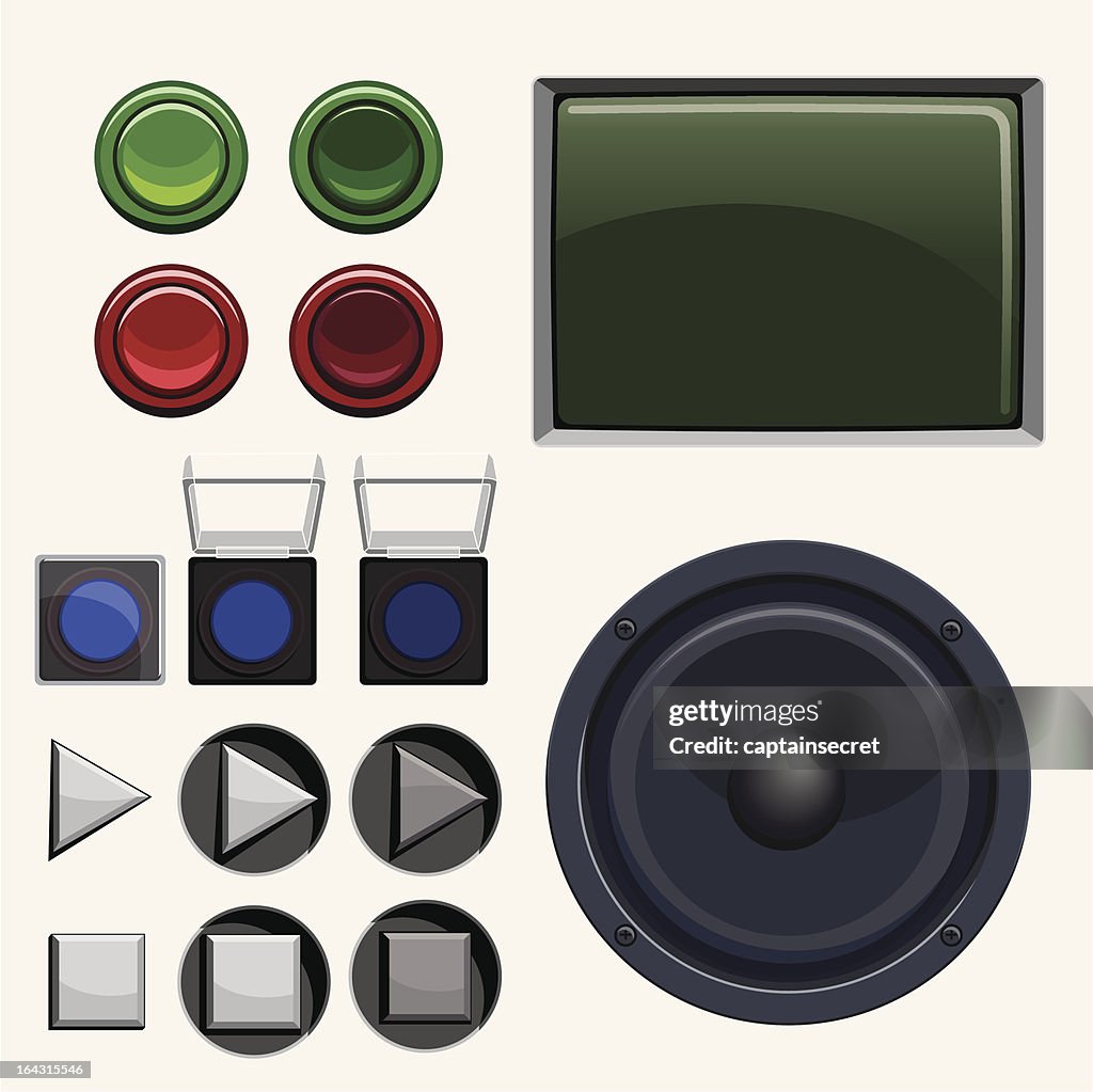 Arcade & Stereo Button Collection