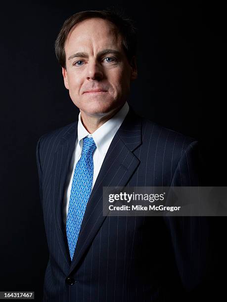 Global Co-Head of Investment Banking at Morgan Stanley, Mark Eichorn is photographed for Bloomberg Markets Magazine on February 8, 2013 in New York...